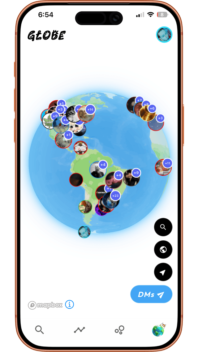 Discover friends around the world.